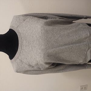 Athleta Gray Crewneck Sweater Soft Knit Relaxed Fit
